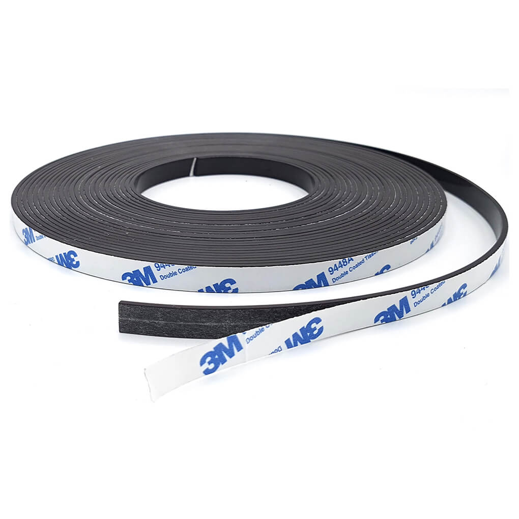 Bande magnétique autocollante 10mm x 2mm x 10mètres adhésif 3M 46 Bande magnétique autocollante 10mm x 2mm x 10mètres adhésif 3M