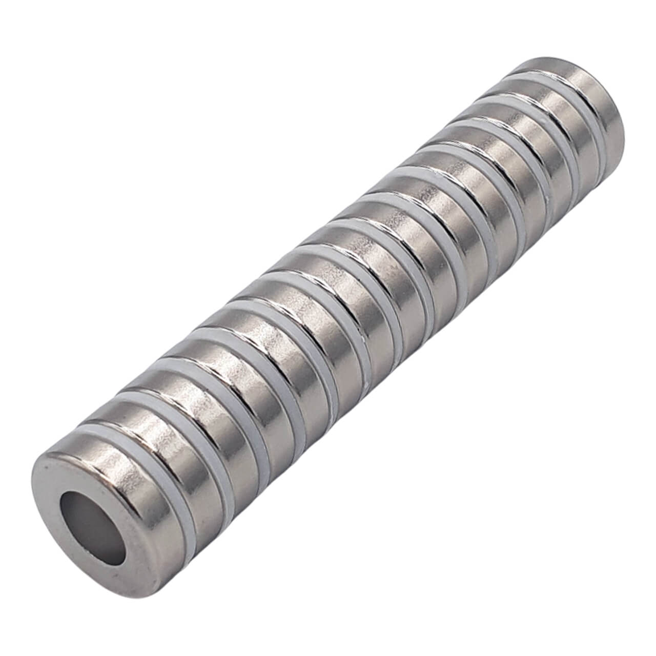 aimant néodyme anneau Øext20 x Øint10 x 5 mm, puissance 5.5Kg 47 aimant néodyme anneau Øext20 x Øint10 x 5 mm, puissance 5.5Kg – Image 2