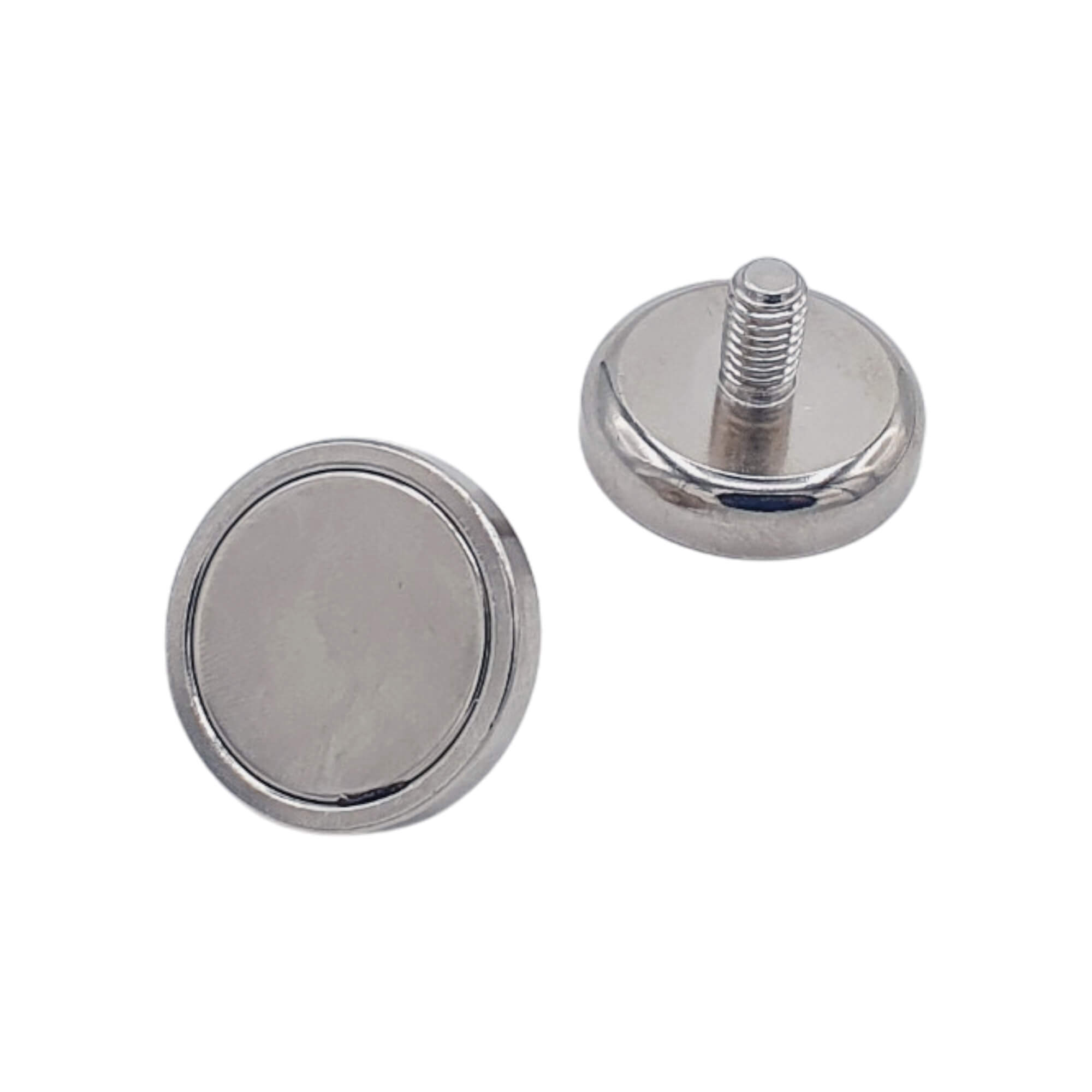 Aimant néodyme Ø 25mm avec tige filetée M6, puissance 23 kg 47 Aimant néodyme Ø 25mm avec tige filetée M6, puissance 23 kg – Image 2