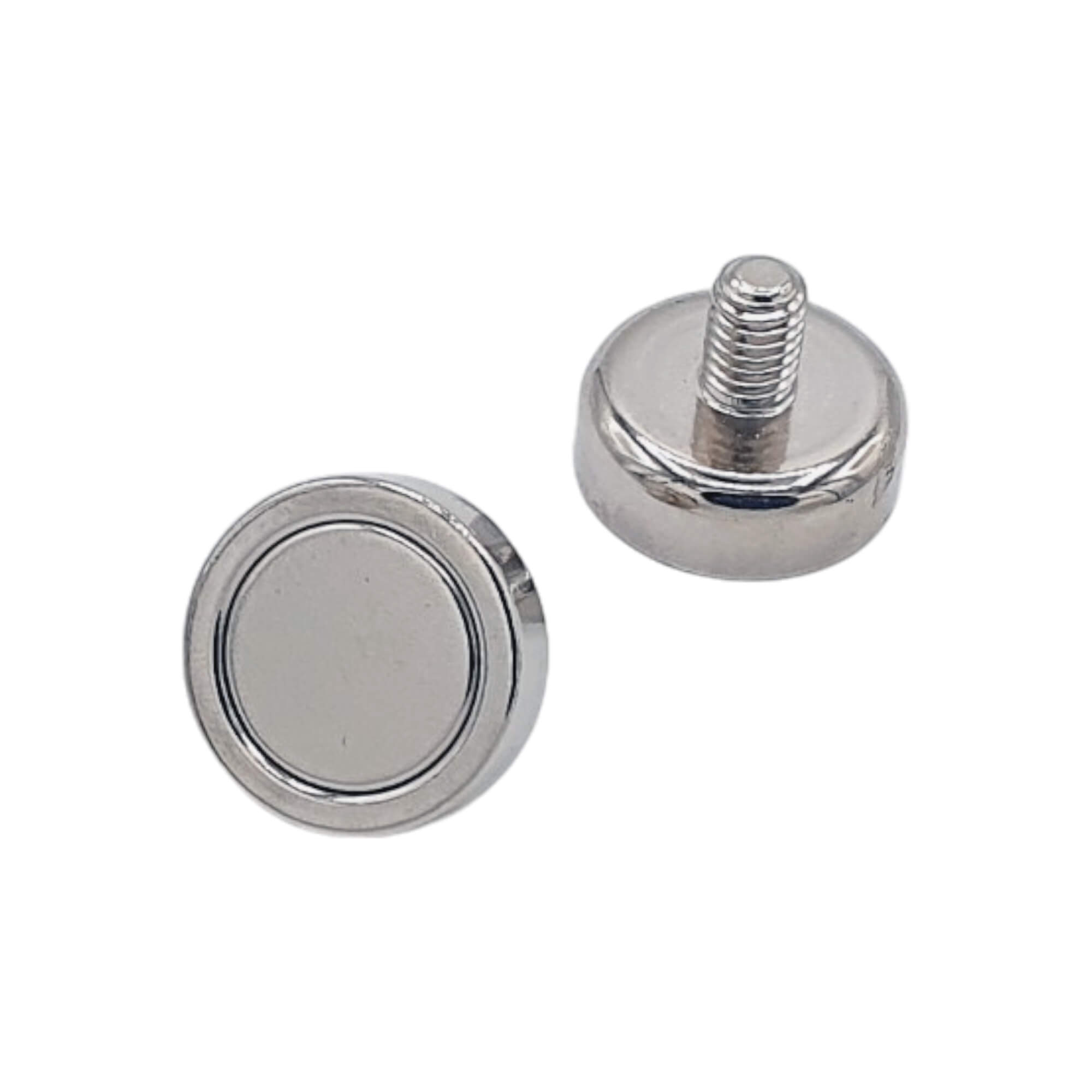 Aimant néodyme Ø 20mm avec tige filetée M6, puissance 12 kg 47 Aimant néodyme Ø 20mm avec tige filetée M6, puissance 12 kg – Image 2