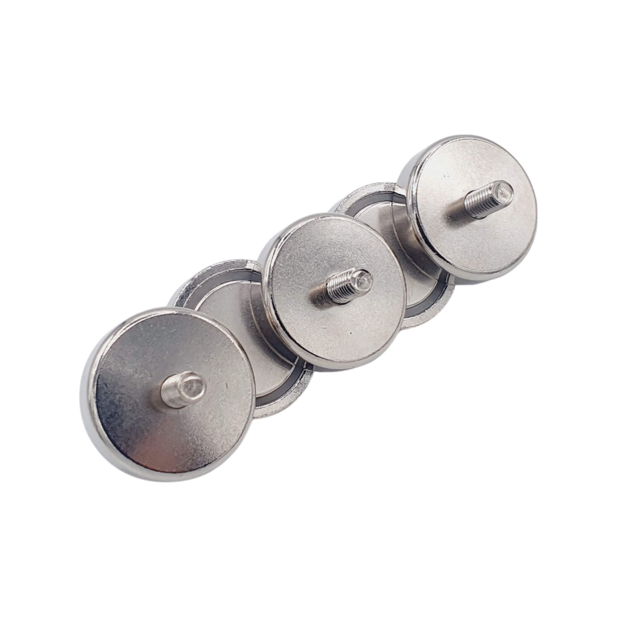 Aimant néodyme Ø 32mm avec tige filetée M6, puissance 34 kg 48 Aimant néodyme Ø 32mm avec tige filetée M6, puissance 34 kg – Image 3