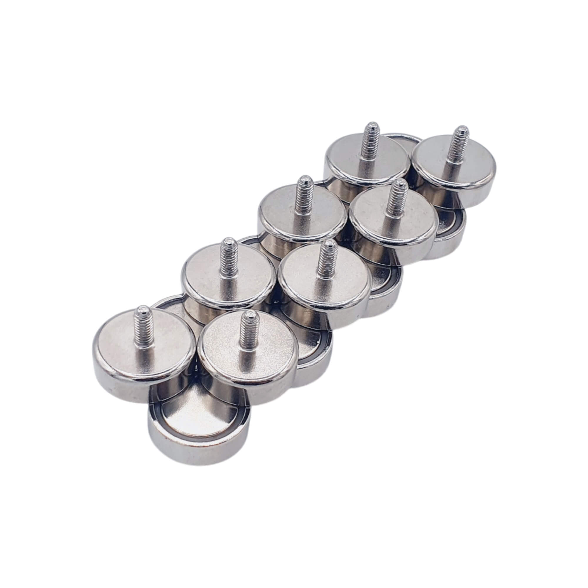 Aimant néodyme Ø 20mm avec tige filetée M4, puissance 12 kg 48 Aimant néodyme Ø 20mm avec tige filetée M4, puissance 12 kg – Image 3