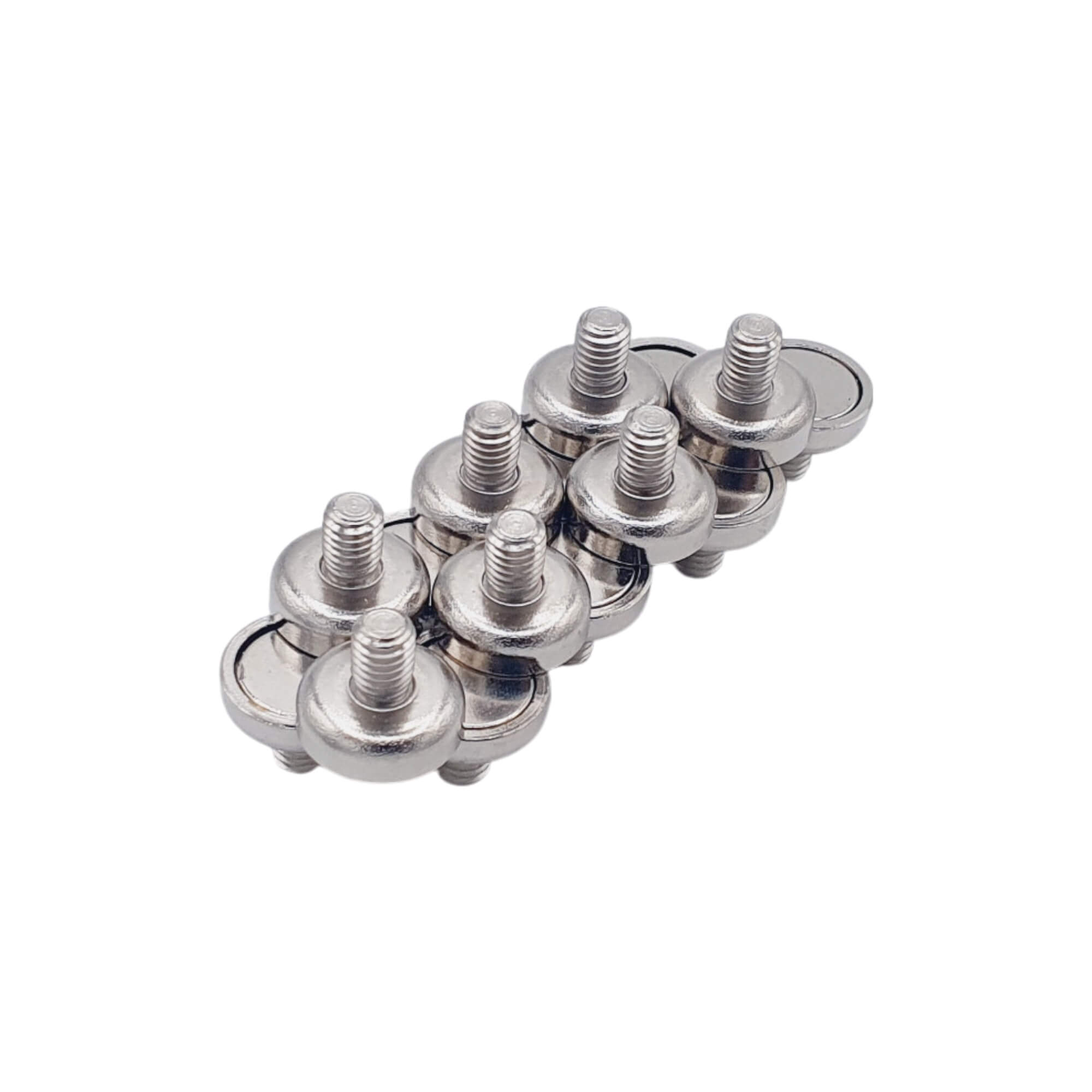 Aimant néodyme Ø 16mm avec tige filetée M6, puissance 8 kg 48 Aimant néodyme Ø 16mm avec tige filetée M6, puissance 8 kg – Image 3