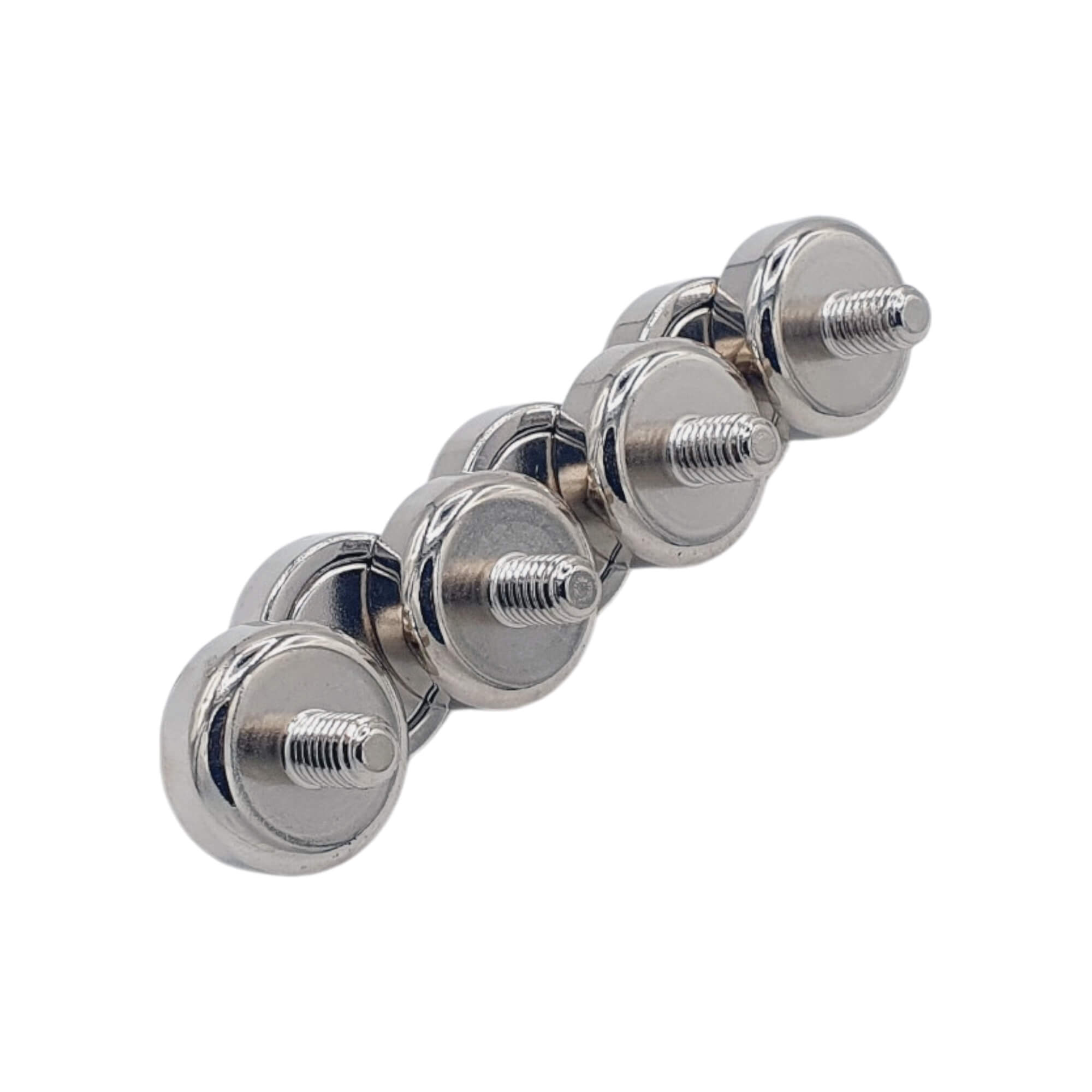 Aimant néodyme Ø 20mm avec tige filetée M6, puissance 12 kg 49 Aimant néodyme Ø 20mm avec tige filetée M6, puissance 12 kg – Image 4