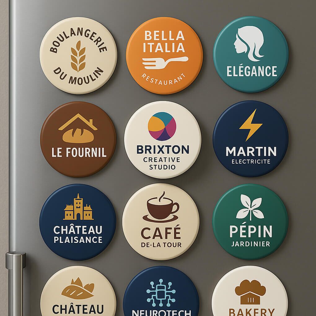 Magnet badge ⌀ 10cm 48 Magnet badge ⌀ 10cm – Image 3