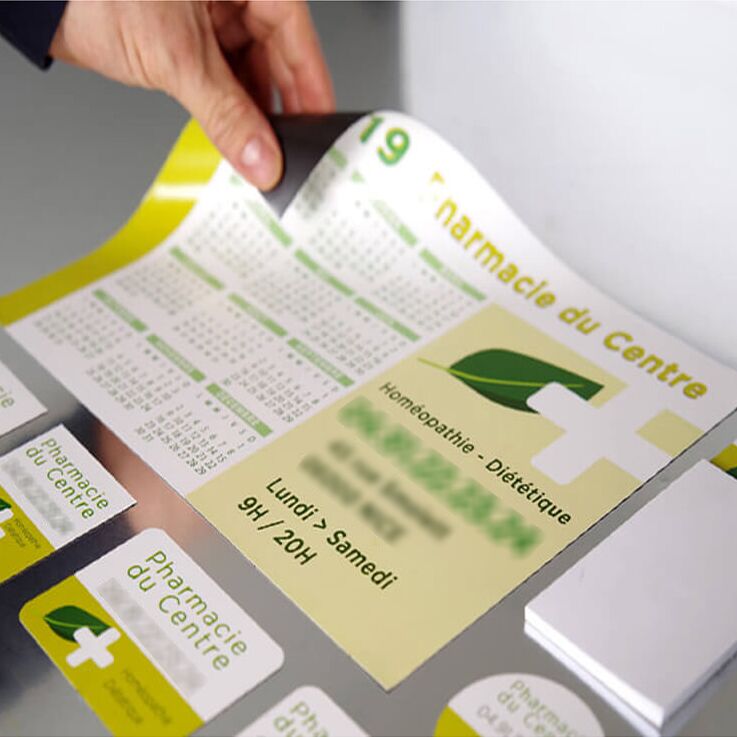 Calendrier magnétique publicitaire 50 Calendrier magnétique publicitaire – Image 5