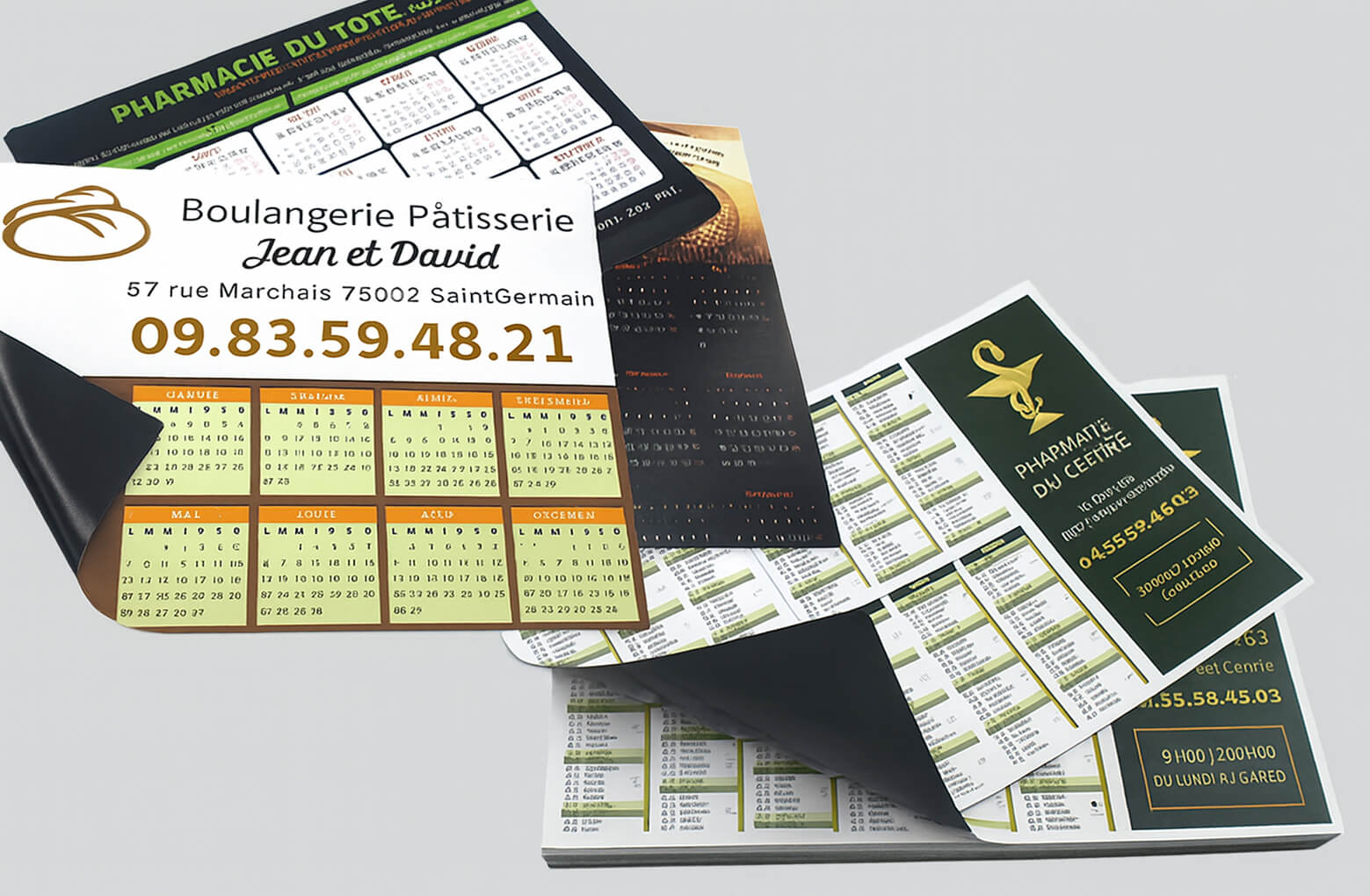 Calendrier magnétique publicitaire 47 Calendrier magnétique publicitaire – Image 2