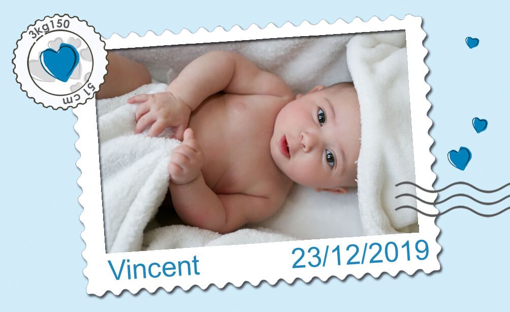Faire-part magnet rectangulaire 50 Faire-part magnet rectangulaire – Image 5