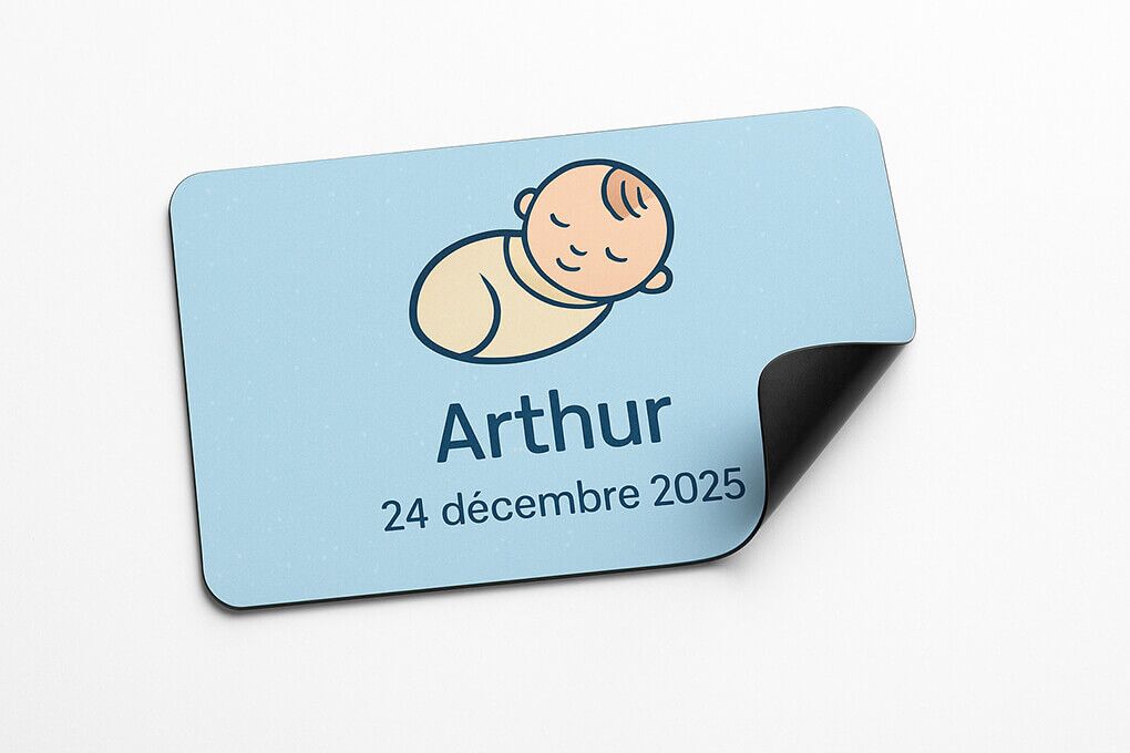 Faire-part magnet rectangulaire 53 Faire-part magnet rectangulaire – Image 8