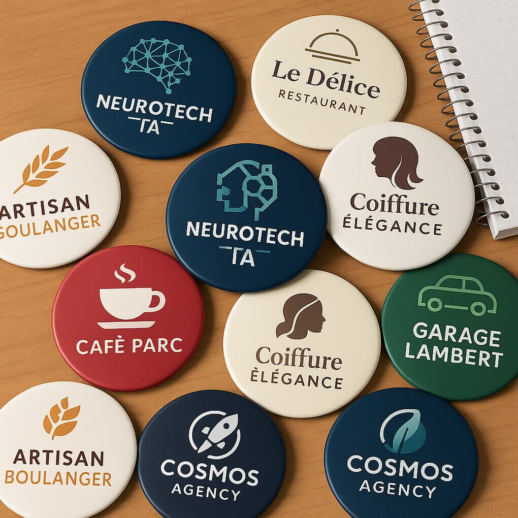 Magnet badge ⌀ 9cm 48 Magnet badge ⌀ 9cm – Image 3