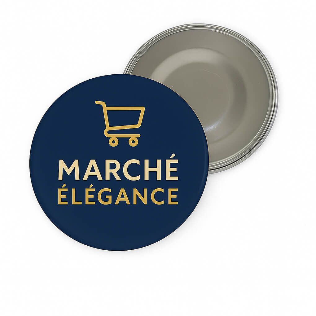 magnet badge rond ⌀ 6,5cm 95 badge magnet publicitaire D6,5cm