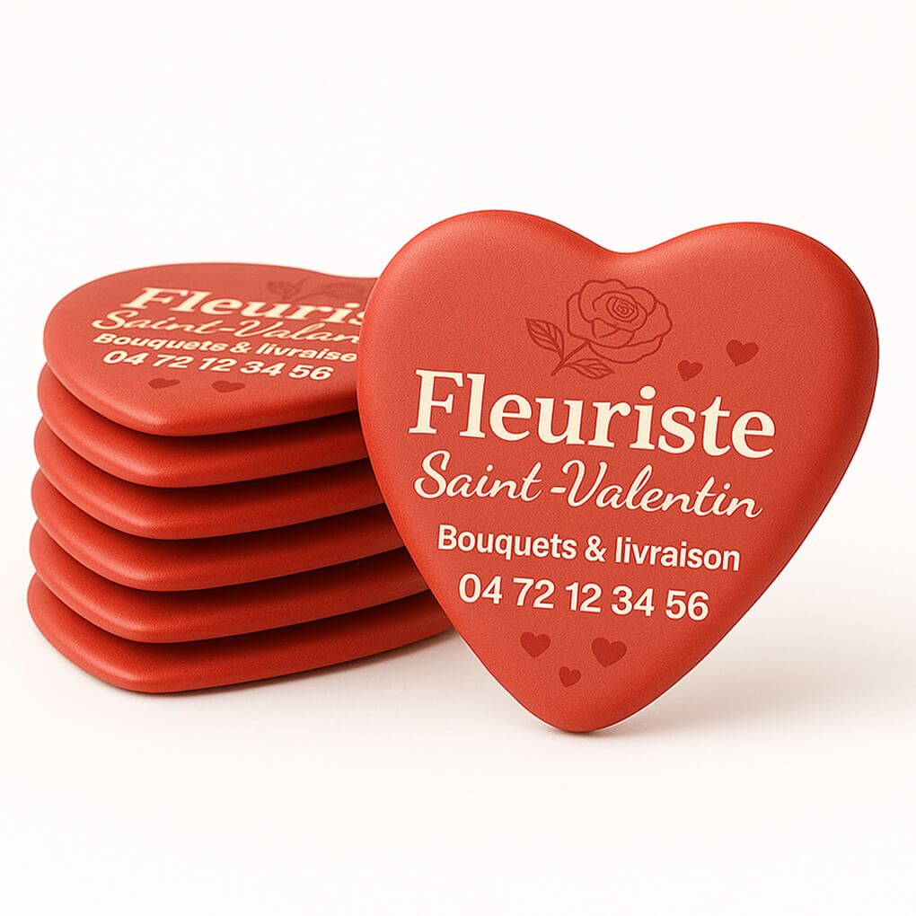 Magnet rigide coeur 5 x 5 cm 47 Magnet rigide coeur 5 x 5 cm – Image 2
