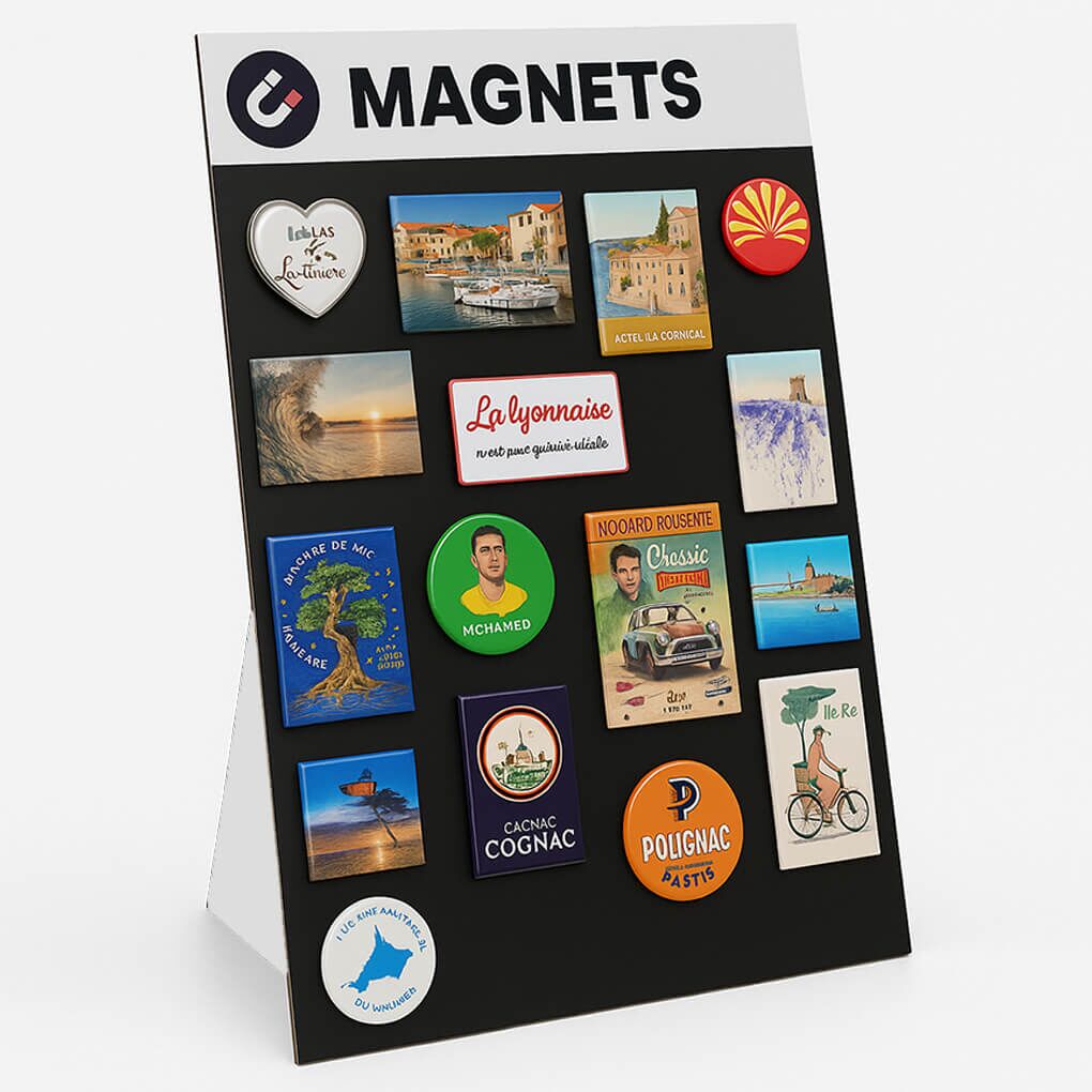 présentoir magnets chevalet 30x40cm 108 présentoir magnet souvenir