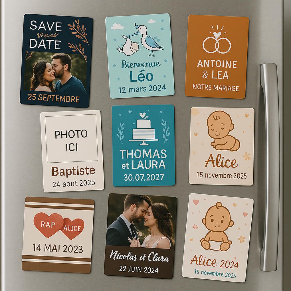 Faire-part magnet rectangulaire 48 Faire-part magnet rectangulaire – Image 3