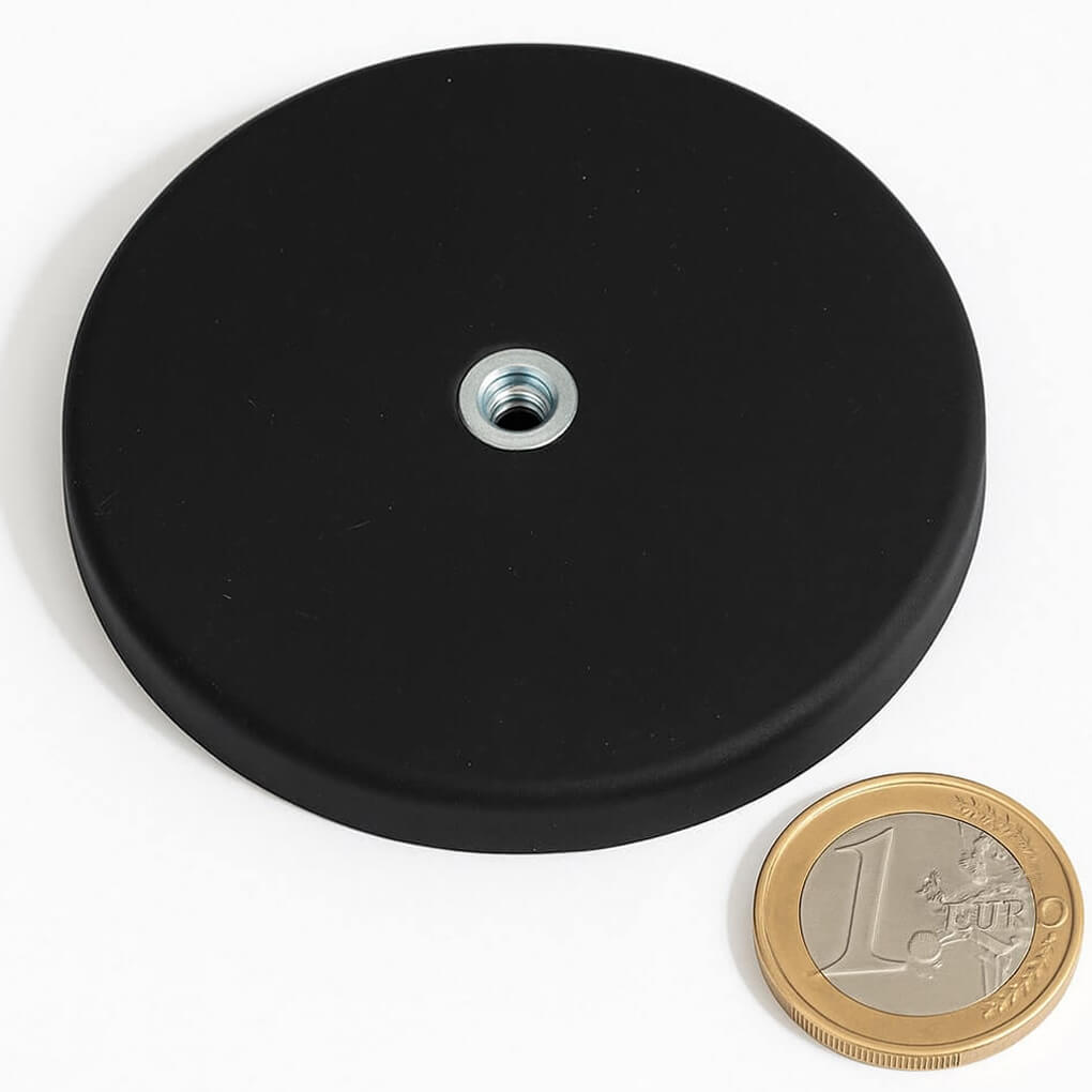 Plot antiglisse Ø66mm avec trou fileté, puissance 20 kg 49 Plot antiglisse Ø66mm avec trou fileté, puissance 20 kg