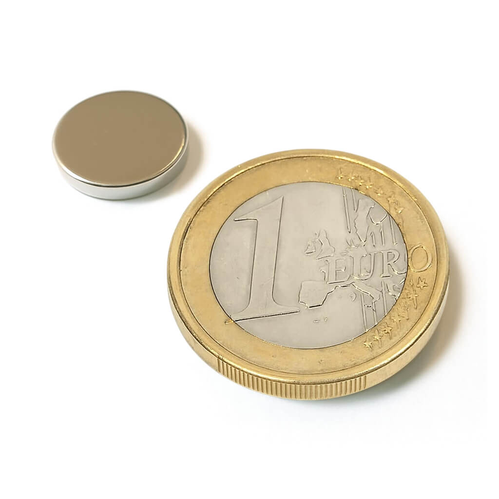 Aimant néodyme disque Ø13 x 2mm, puissance 1.80kg 46 Aimant néodyme disque Ø13 x 2mm, puissance 1.80kg