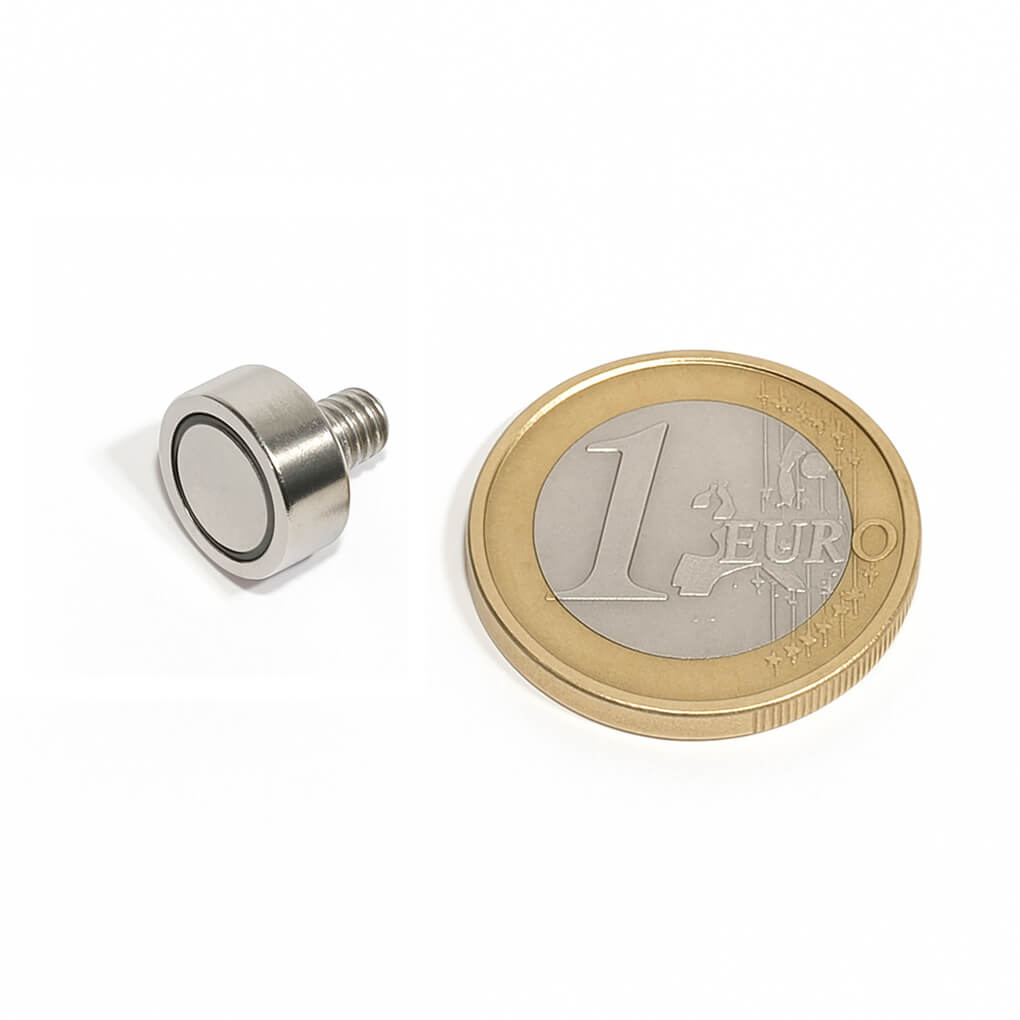 Aimant néodyme Ø 10mm avec tige filetée M3, puissance 2 kg 51 Aimant néodyme Ø 10mm avec tige filetée M3, puissance 2 kg – Image 6