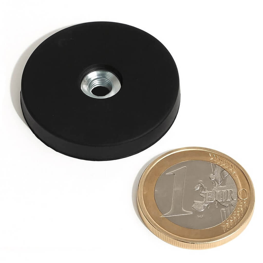 Plot antiglisse Ø31mm avec trou fileté, puissance 6 kg 47 Plot antiglisse Ø31mm avec trou fileté, puissance 6 kg