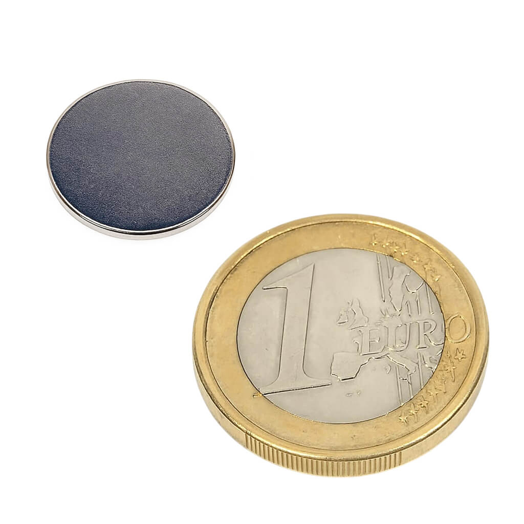 Aimant néodyme disque Ø15 x 1mm, puissance 0.95kg 46 Aimant néodyme disque Ø15 x 1mm, puissance 0.95kg