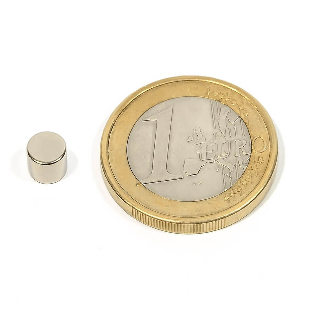 Aimant néodyme disque Ø 5x5mm, puissance 0.9kg 46 Aimant néodyme disque Ø 5x5mm, puissance 0.9kg