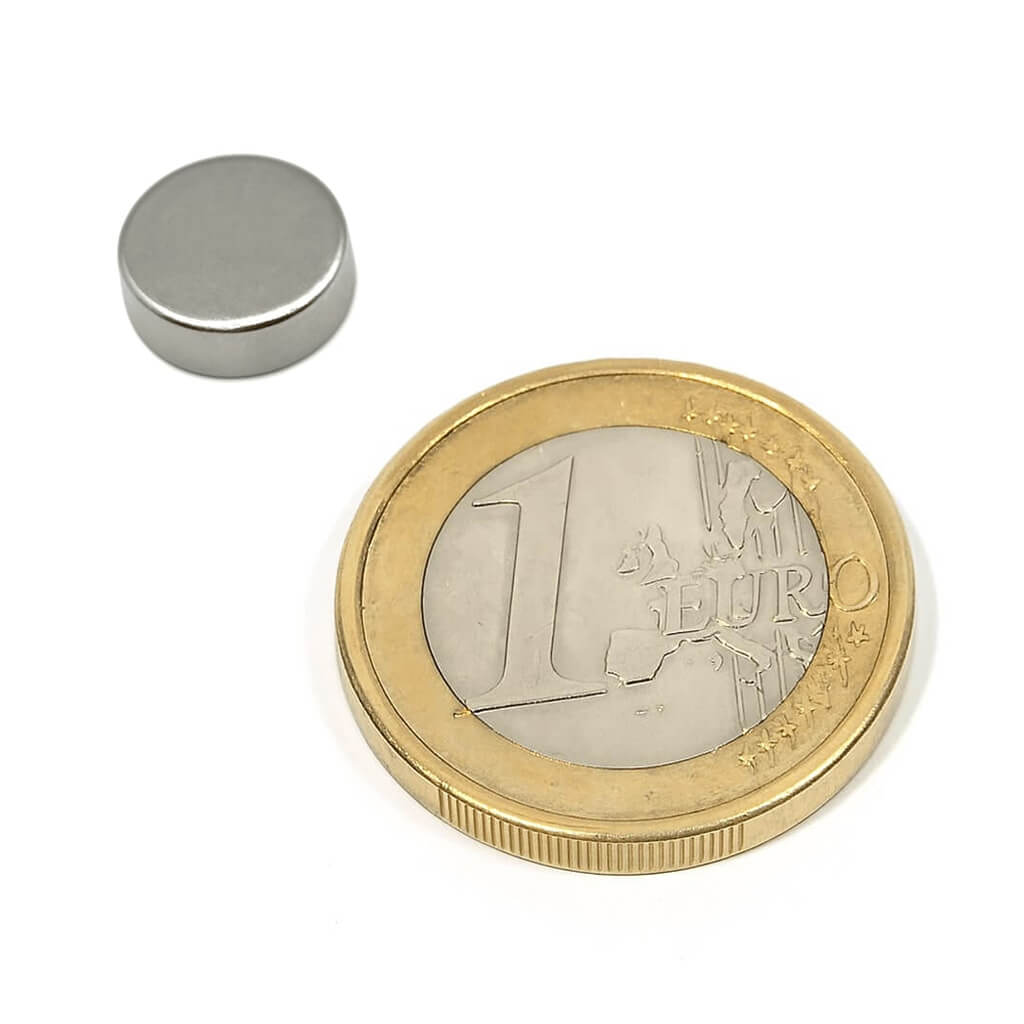 Aimant néodyme disque Ø 10x4mm, puissance 2.3kg 73 Aimant néodyme disque Ø 10x4mm, puissance 2.3kg