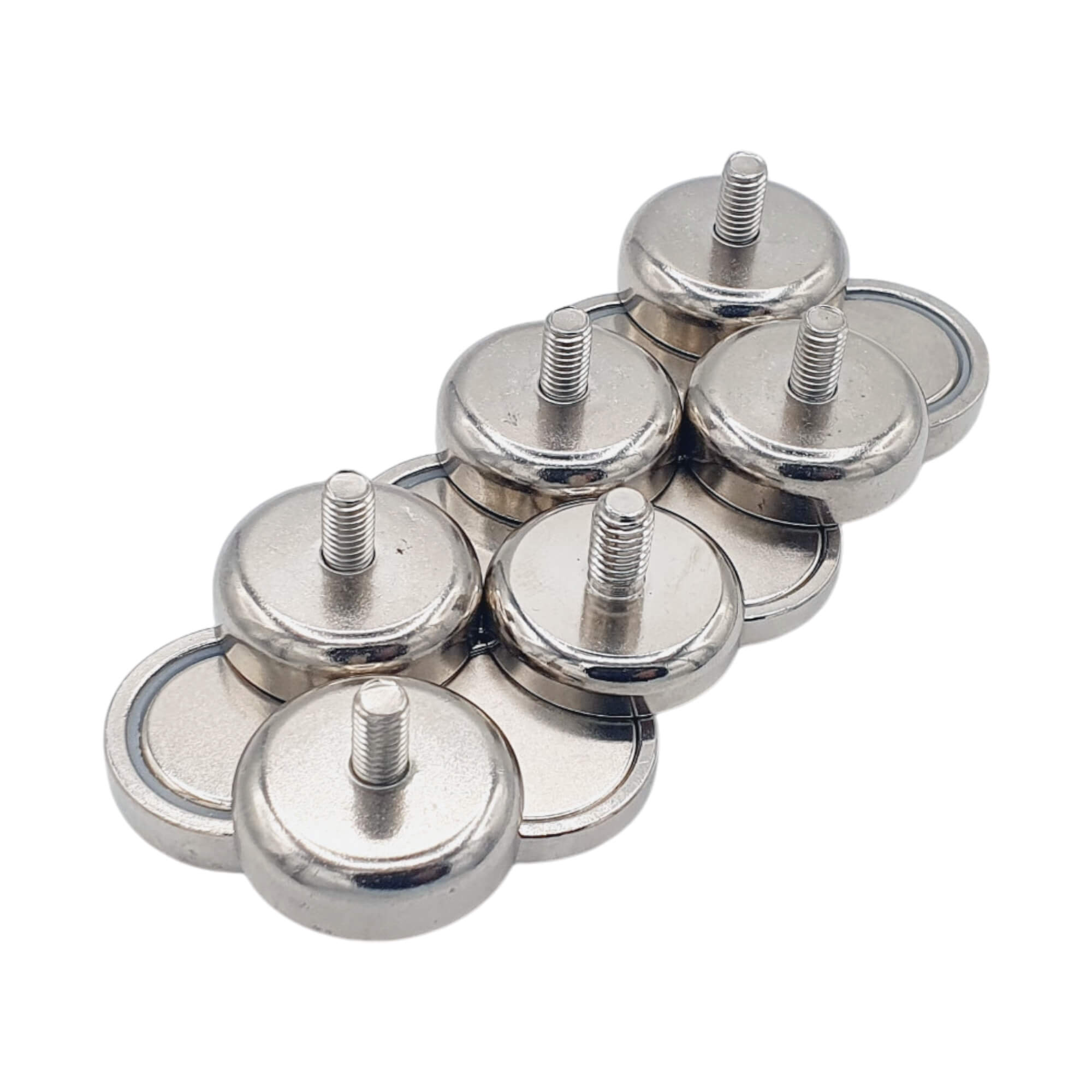 Aimant néodyme Ø 25mm avec tige filetée M5, puissance 23 kg 50 Aimant néodyme Ø 25mm avec tige filetée M5, puissance 23 kg – Image 5