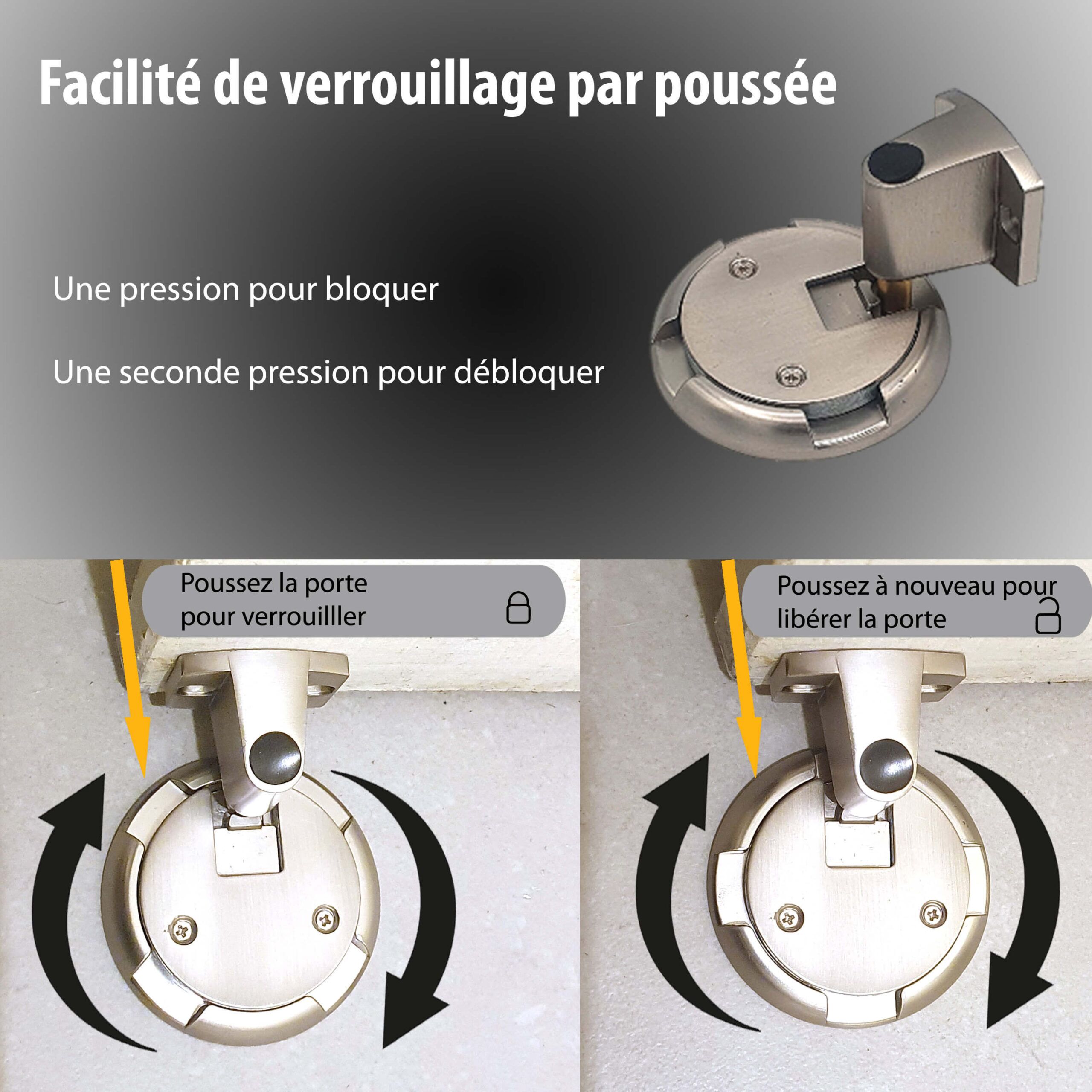 Bloque porte rotatif (non magnétique) 48 Bloque porte rotatif (non magnétique) – Image 3