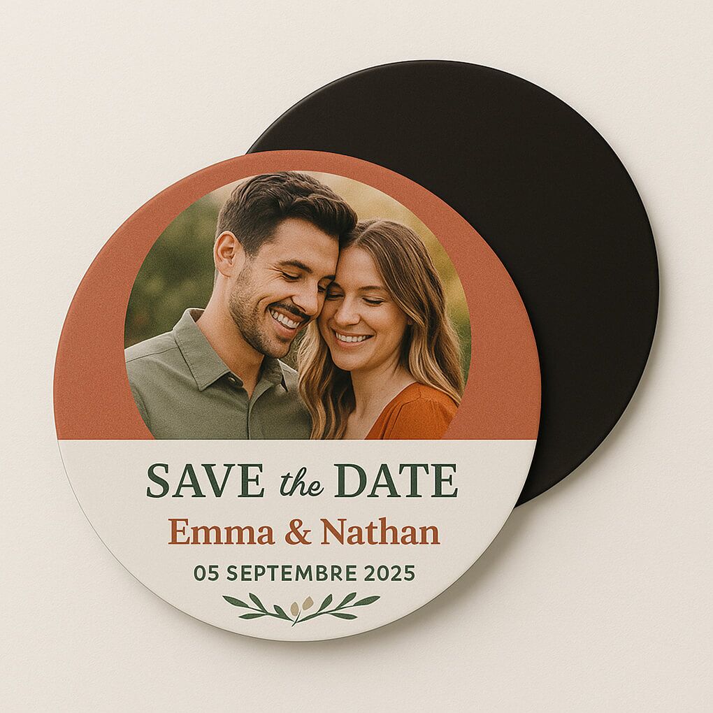 faire-part magnet rond 48 faire-part magnet rond – Image 3