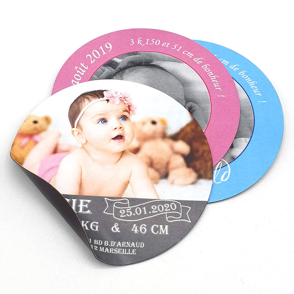 faire-part magnet rond 55 faire-part magnet rond – Image 10