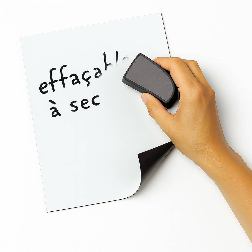 Feuille magnet effaçable à sec 60 feuille magnétique ardoise
