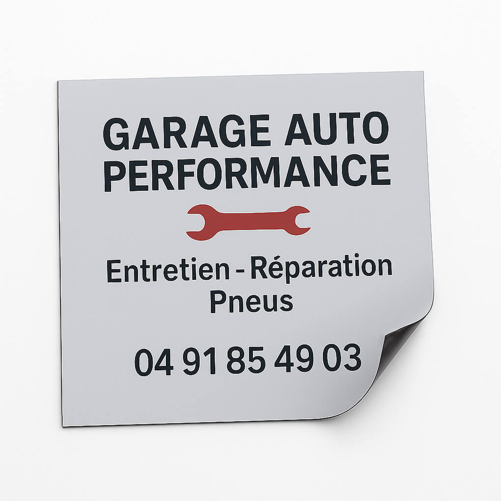 Magnet voiture 30x30cm 70 magnet voiture personnalisé 30x30cm