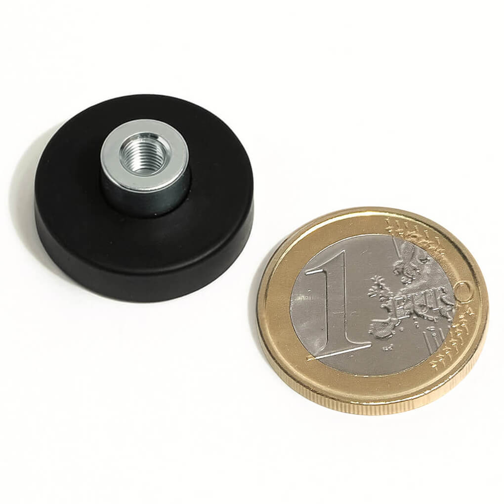 Plot antiglisse Ø22mm avec téton taraudé, puissance 5 kg 57 Plot antiglisse Ø22mm avec téton taraudé, puissance 5 kg
