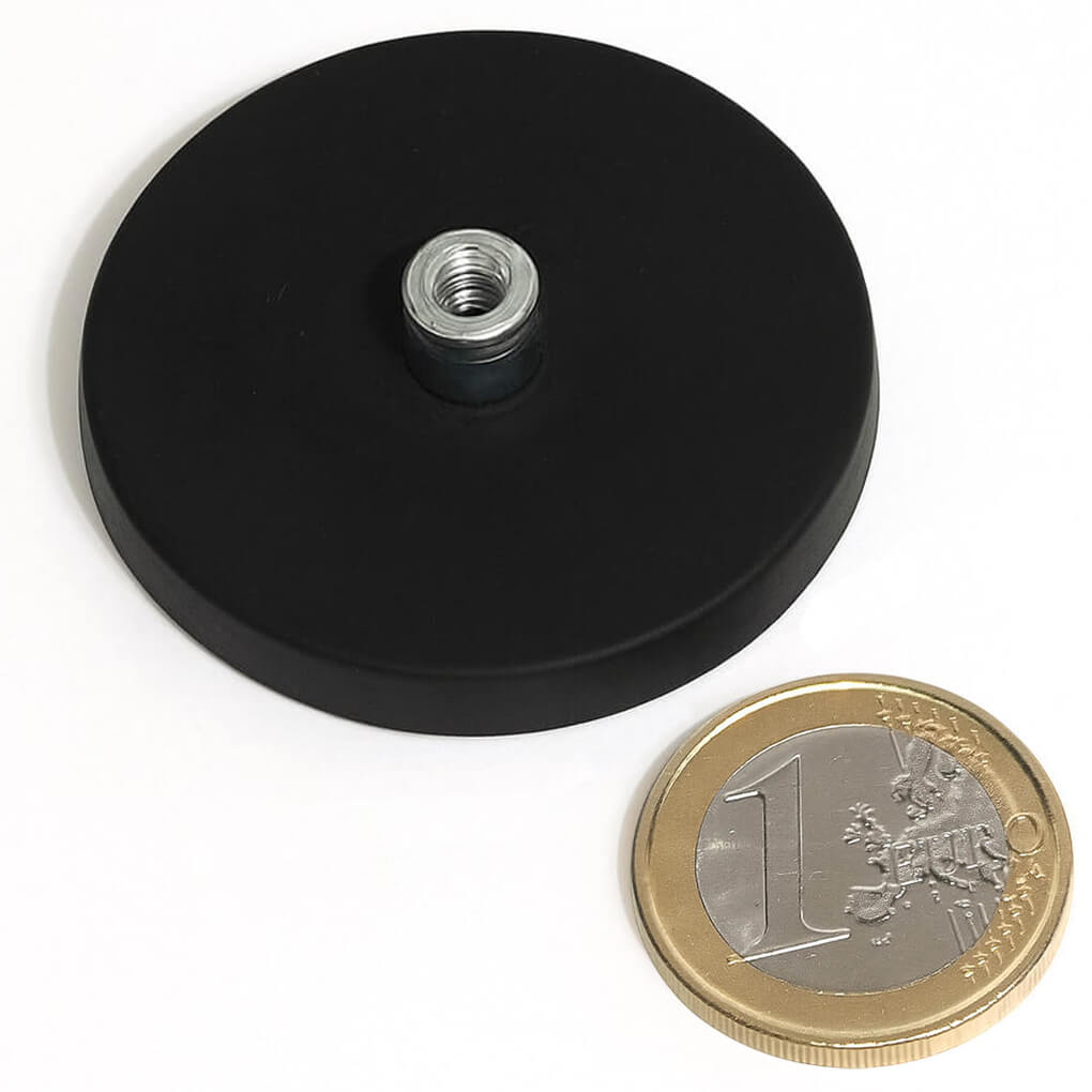 Plot antiglisse Ø43mm avec téton taraudé, puissance 8 kg 58 Plot antiglisse Ø43mm avec téton taraudé, puissance 8 kg