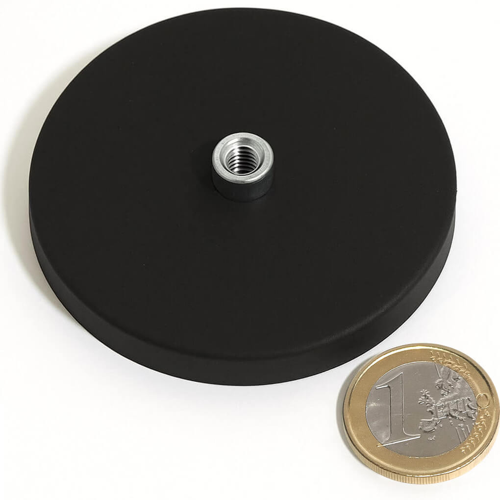 Plot antiglisse Ø66mm avec téton taraudé, puissance 20 kg 59 Plot antiglisse Ø66mm avec téton taraudé, puissance 20 kg