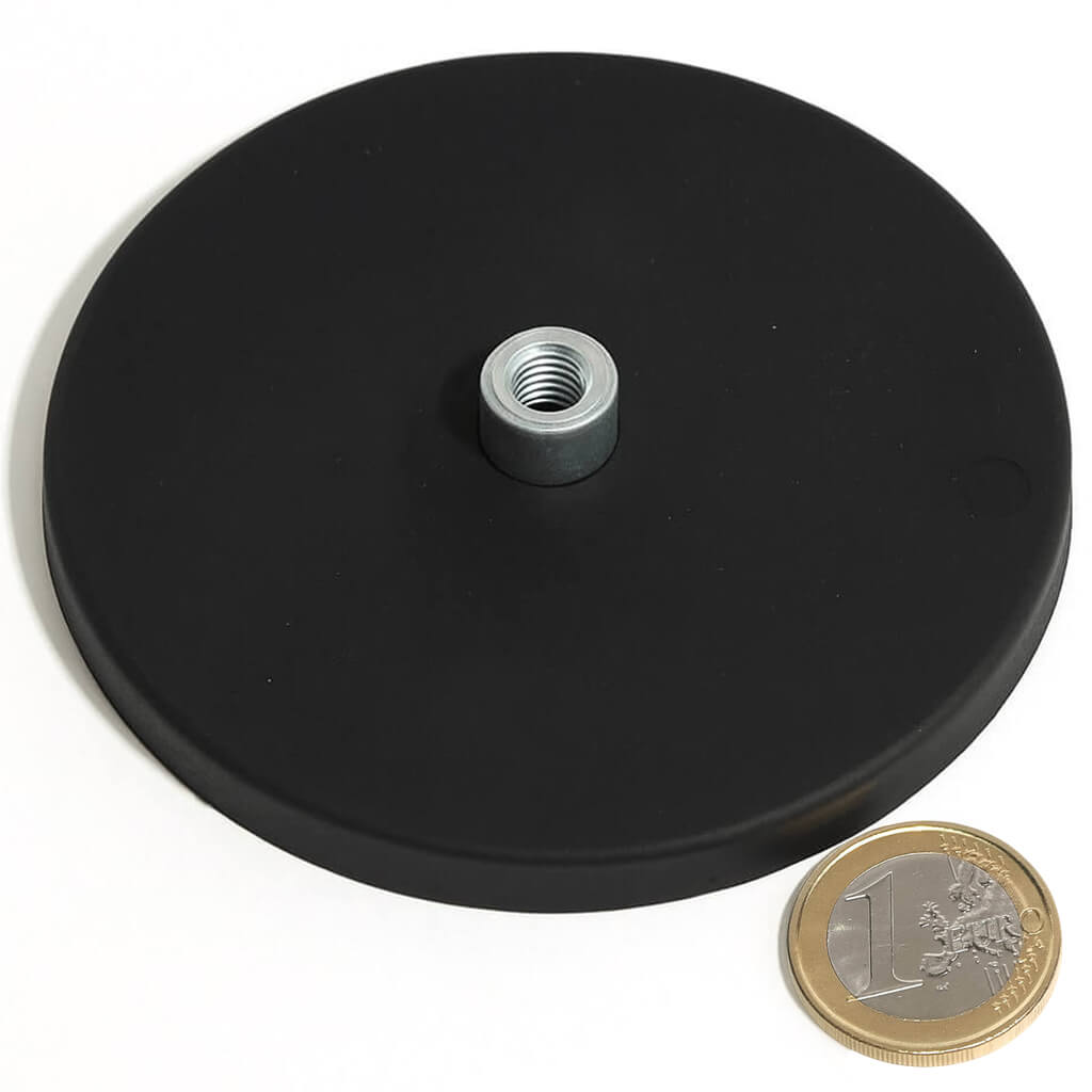 Plot antiglisse Ø88mm avec téton taraudé, puissance 42 kg 60 Plot antiglisse Ø88mm avec téton taraudé, puissance 42 kg