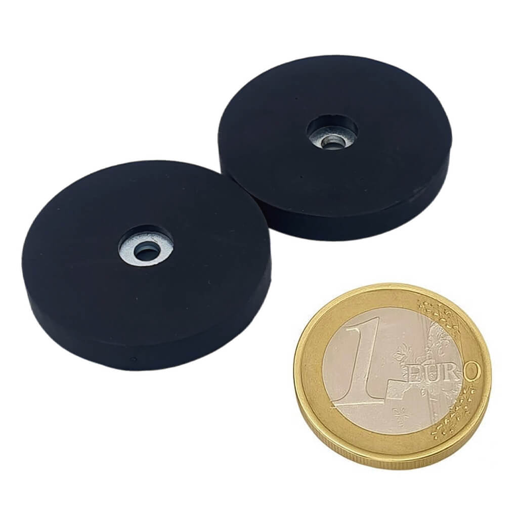 Plot antigliss Ø34mm avec trou cylindrique, puissance 6 kg 62 Plot antigliss Ø34mm avec trou cylindrique, puissance 6 kg