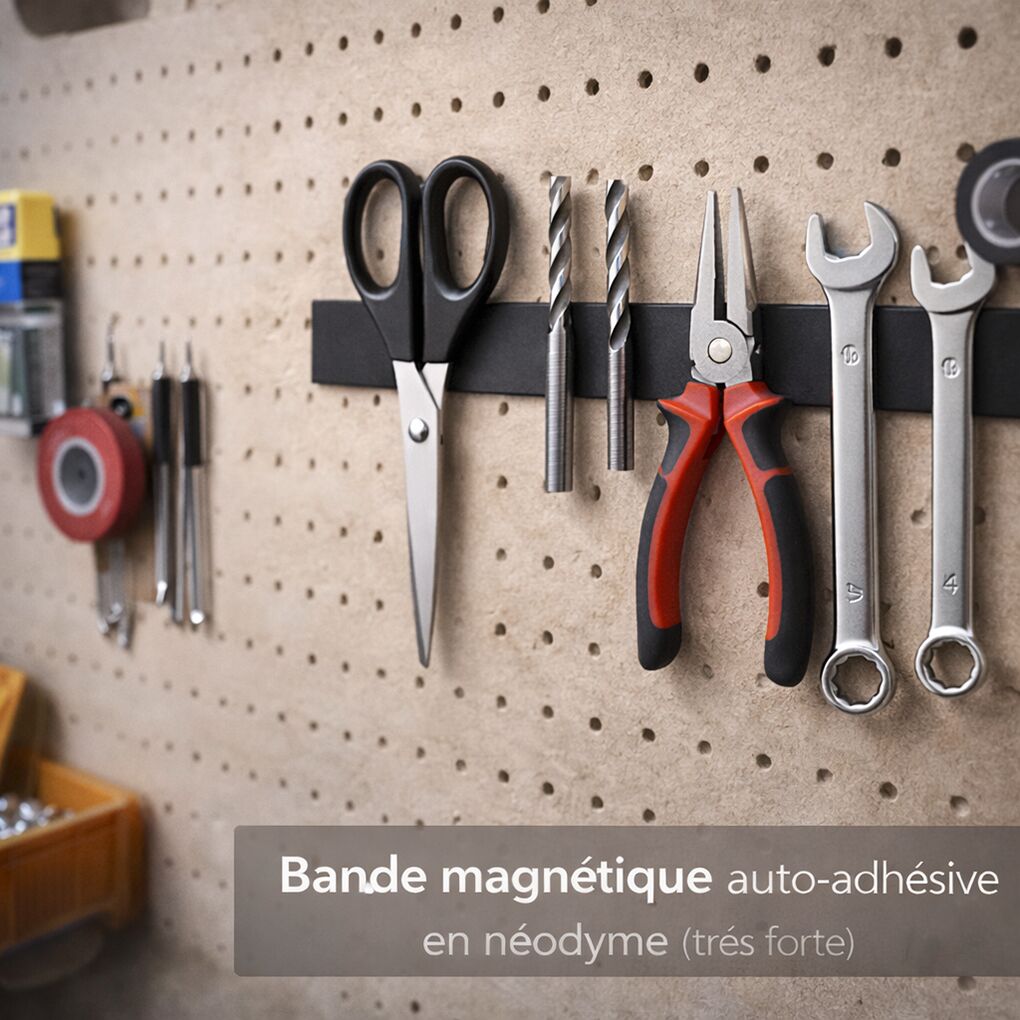 bande aimantée néodyme adhésive 20mmx1.5mmx1m 49 bande aimantée néodyme adhésive 20mmx1.5mmx1m – Image 4