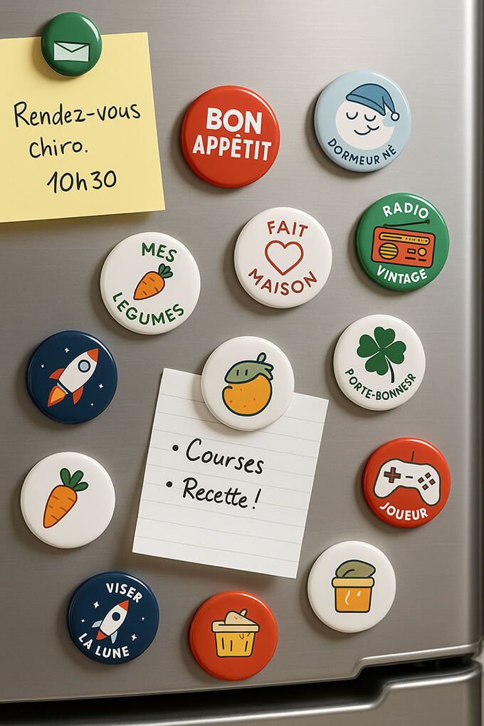 magnet badge rond ⌀ 3.8cm 48 magnet badge rond ⌀ 3.8cm – Image 3