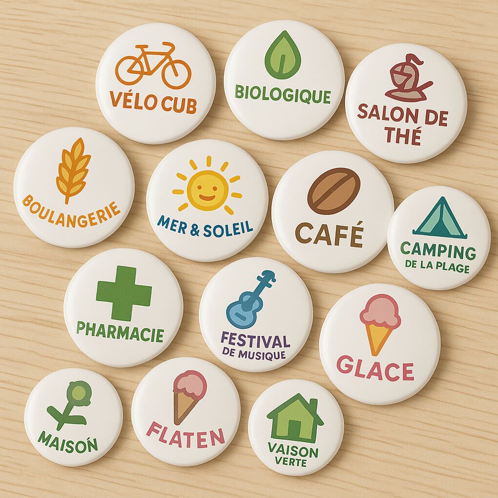 magnet badge rond ⌀ 3.2cm 48 magnet badge rond ⌀ 3.2cm – Image 3
