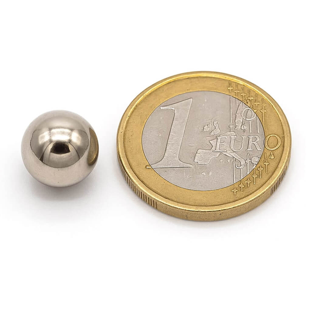 Aimant néodyme bille ⌀10, puissance 1.5kg 48 Aimant néodyme bille ⌀10, puissance 1.5kg