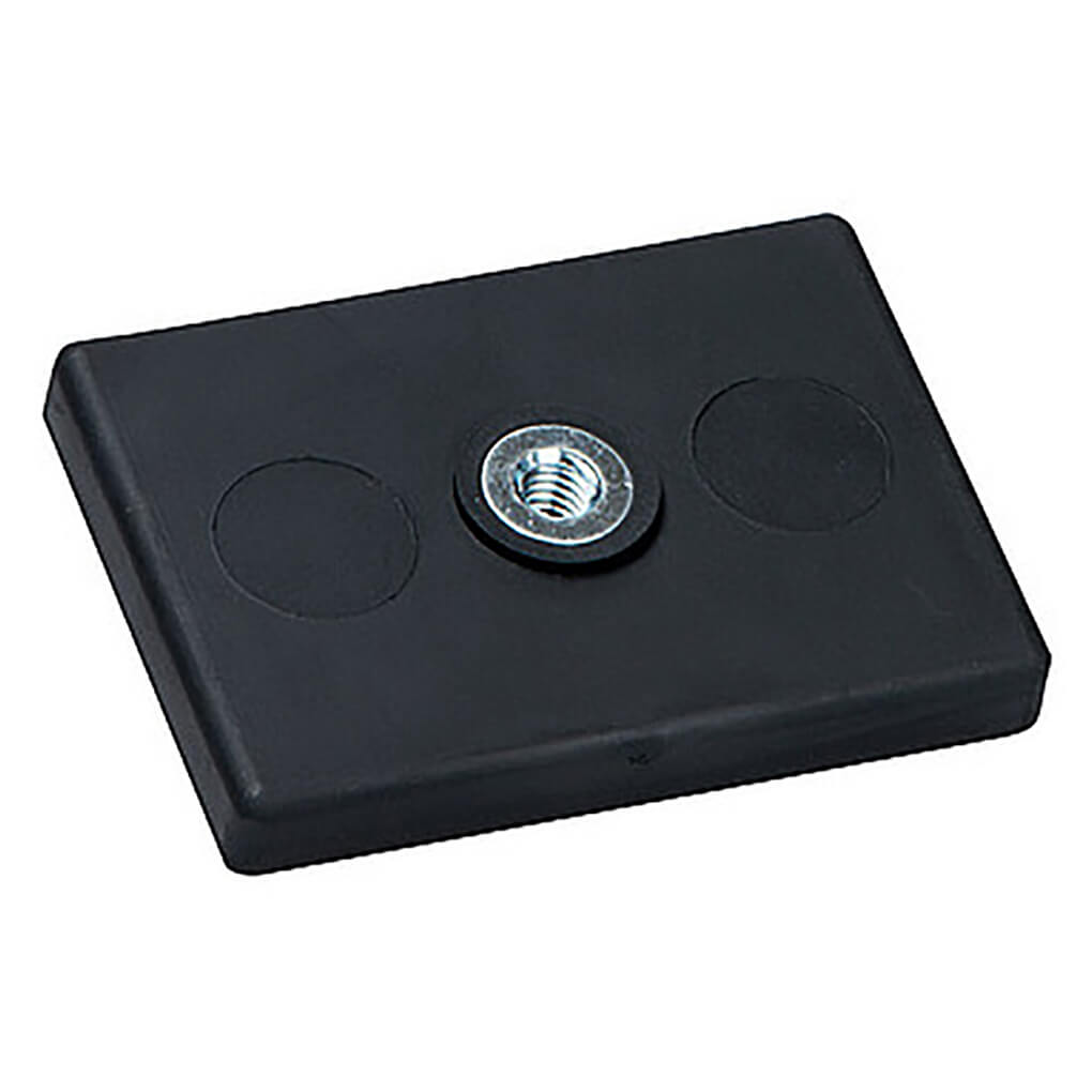 Aimant néodyme caoutchouc 43x31mm avec trou fileté, puissance 10.5 kg 47 Aimant néodyme caoutchouc 43x31mm avec trou fileté, puissance 10.5 kg – Image 2