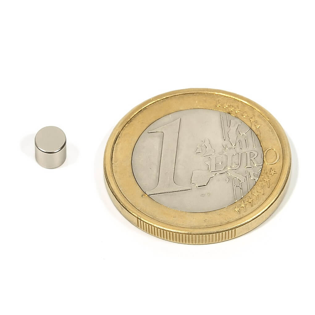 Aimant néodyme disque Ø 4x4mm, puissance 0.5kg 51 Aimant néodyme disque Ø 4x4mm, puissance 0.5kg
