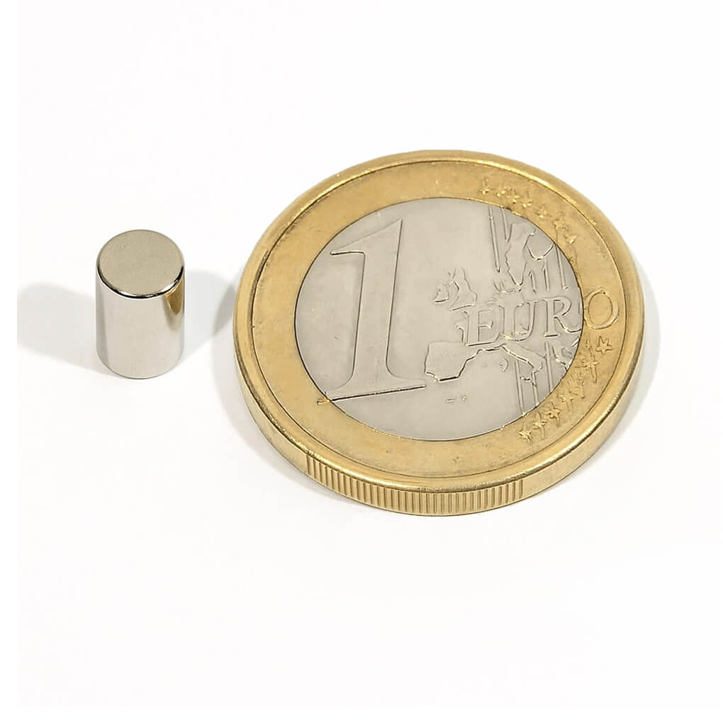 Aimant néodyme disque Ø 5x8mm, puissance 0.95kg 56 Aimant néodyme disque Ø 5x8mm, puissance 0.95kg