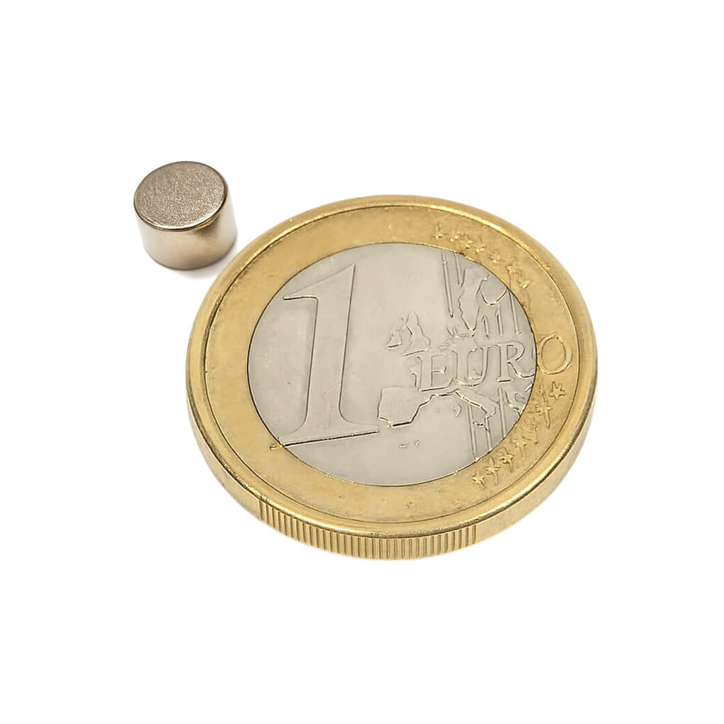 Aimant néodyme disque Ø 6x4mm, puissance 1.2kg 61 Aimant néodyme disque Ø 6x4mm, puissance 1.2kg