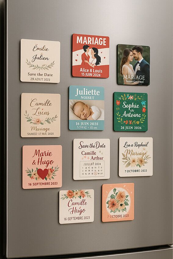 Faire-part magnet carré 53 Faire-part magnet carré – Image 8