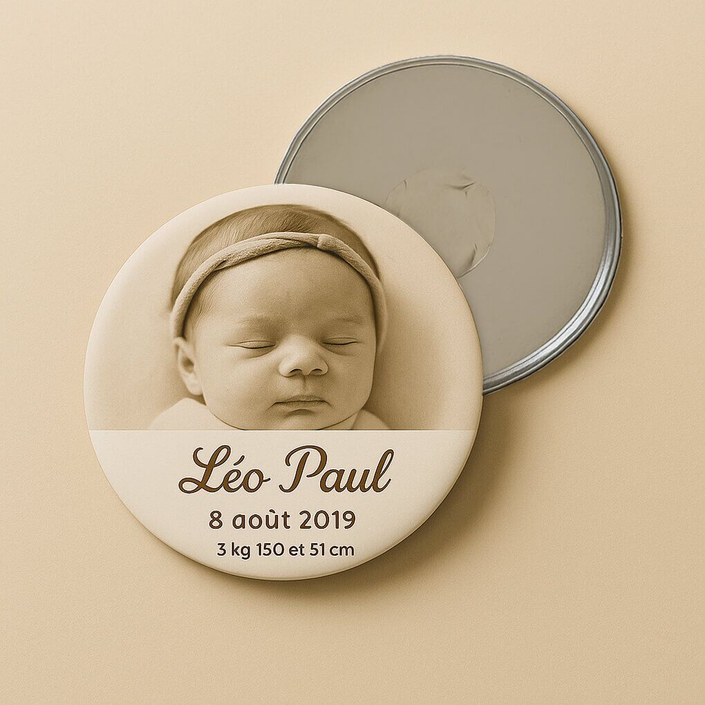 Faire-part aimanté badge 53 Faire-part aimanté badge – Image 8
