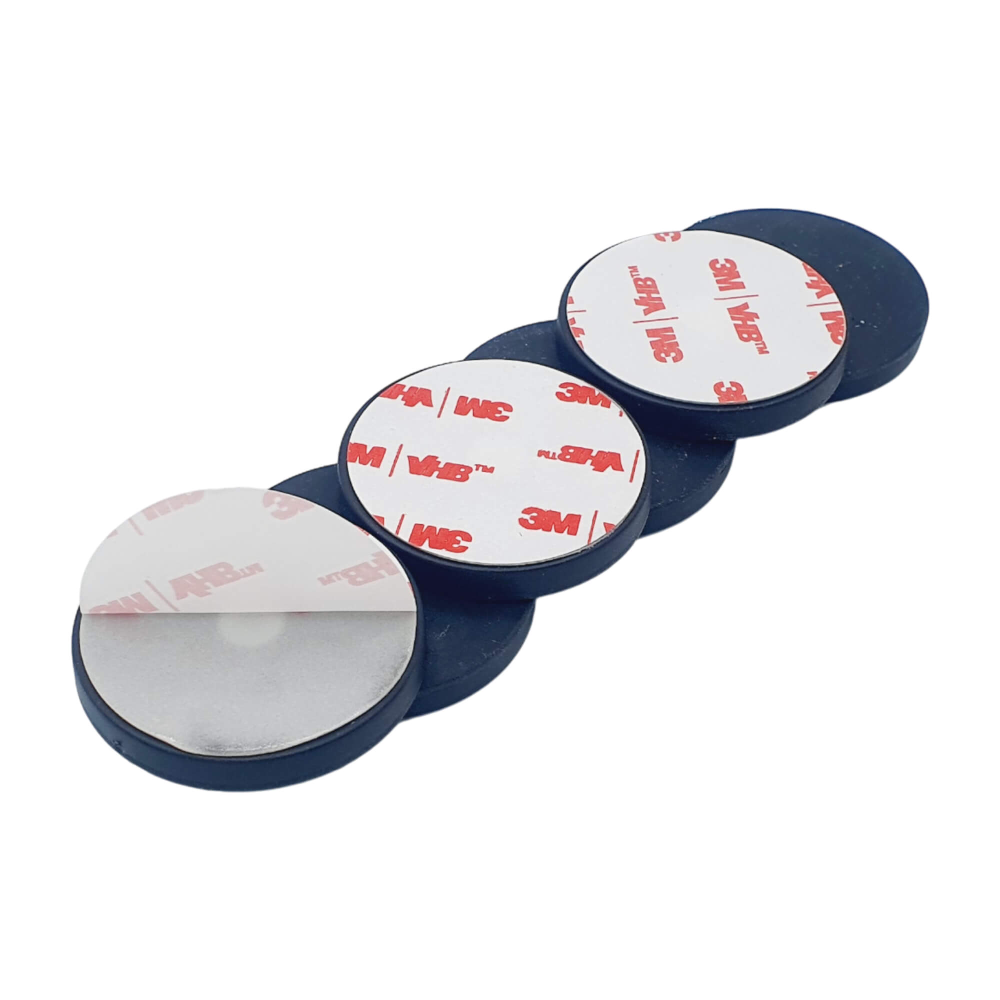 Aimant néodyme caoutchouc plot antigliss Ø43mm avec adhésif, puissance 10 kg 48 Aimant néodyme caoutchouc plot antigliss Ø43mm avec adhésif, puissance 10 kg – Image 3
