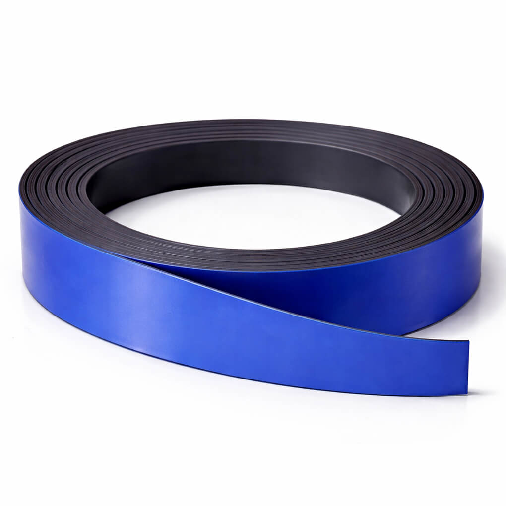 Bande magnétique bleue 30mm x 1mm x 5 mètres 56 Bande magnétique bleue 30mm x 1mm x 5 mètres
