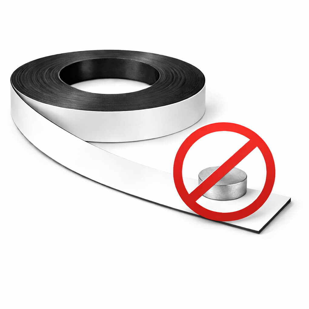 bande magnétique pvc blanc isotropic 26mm x 1.3mm x 50 mètres 48 bande magnétique pvc blanc isotropic 26mm x 1.3mm x 50 mètres – Image 3