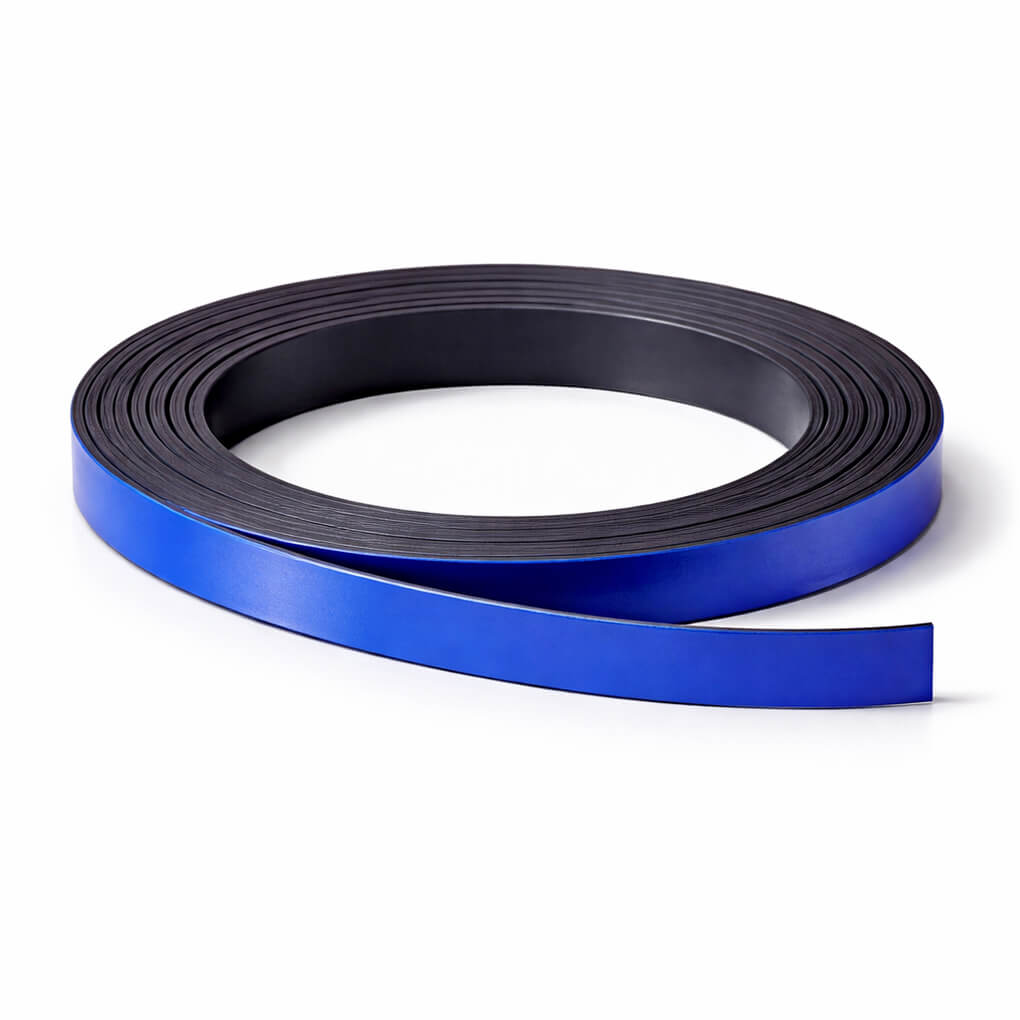 Bande magnétique bleue 10mm x 1mm x 5 mètres 47 Bande magnétique bleue 10mm x 1mm x 5 mètres